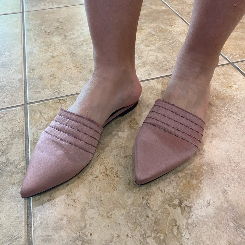 Pedro Garcia satin mules